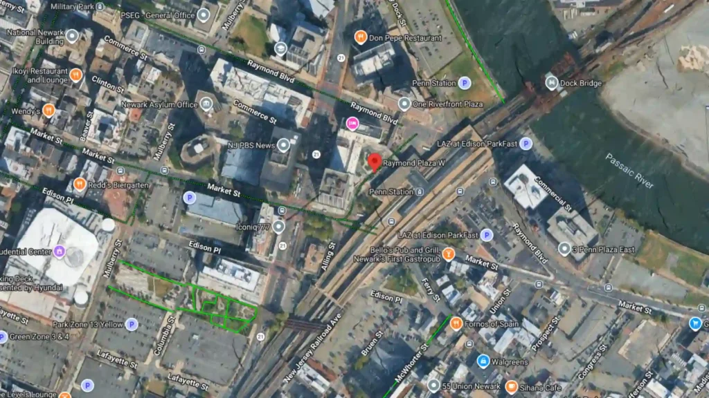 vehicle reportedly strikes parked car on raymond plaza west in newark